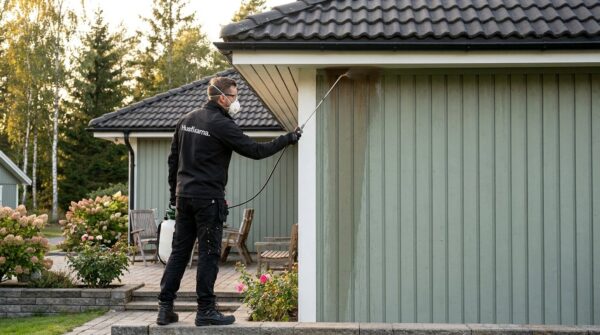 Spindelsanering i Upplands Väsby